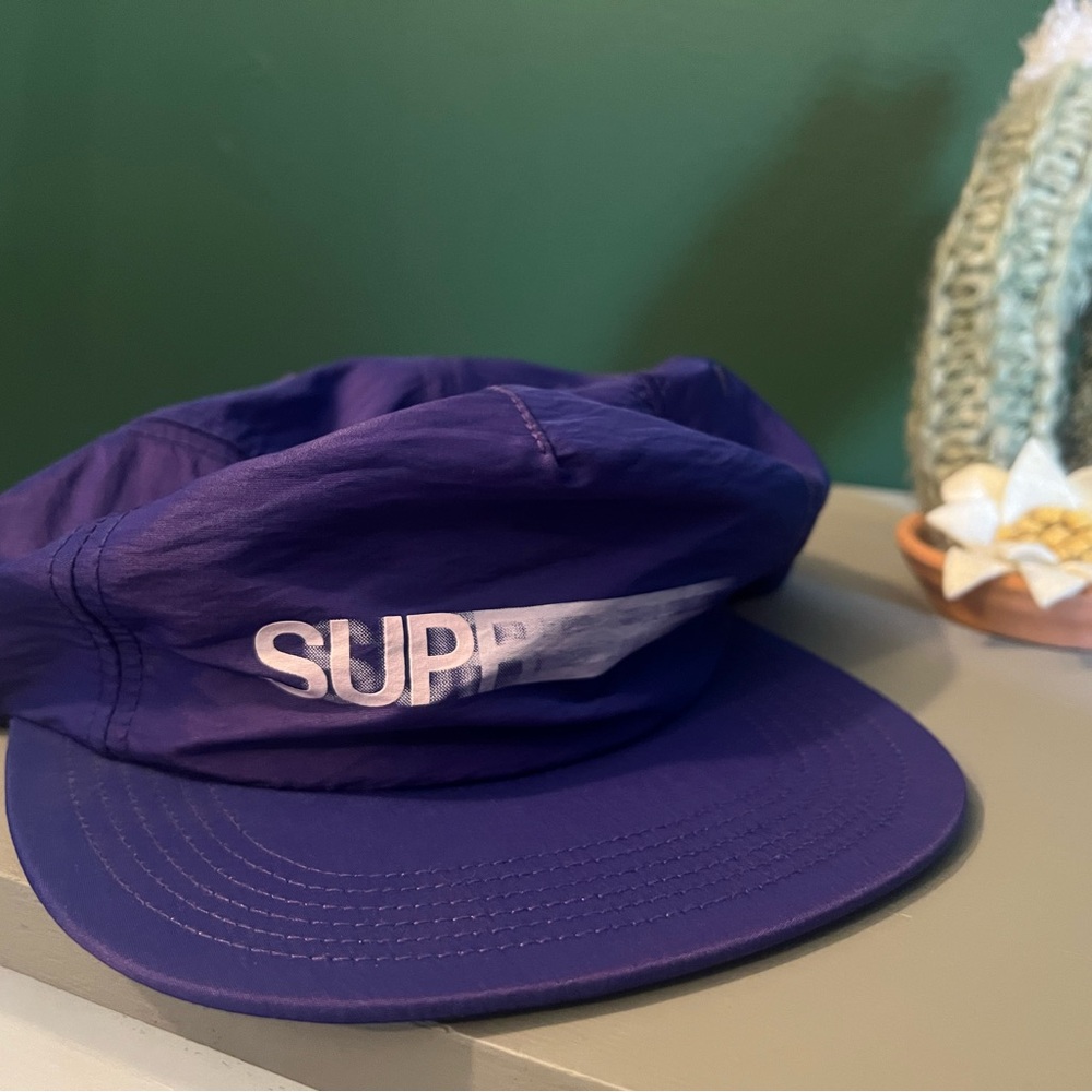 Supreme Motion Logo Iridescent 5-Panel NWOT